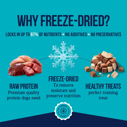 Stewart Freeze Dried Dog Treats, Three Flavor Variety Pack, 9 Oz Tub | Premium Quality Raw Protein, Single Ingredient, High Protein Training Treats & Food Topper, No Refrigeration, Cat Friendly3