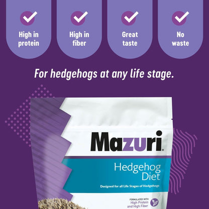 Mazuri | Nutritionally Complete Hedgehog Food | 8 Ounce (8 Oz) Bag4
