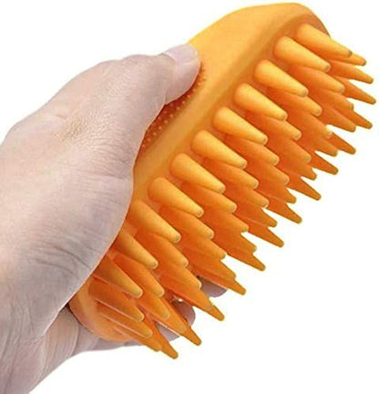 Pet Silicone Shampoo Brush for Long & Short Hair Medium Large Pets Dogs Cats,Shower Wash Curry Brush,Dog Hair Products Accessories Dog Back Massage for Long & Short Hair Small Large Pets Dogs(Green)10