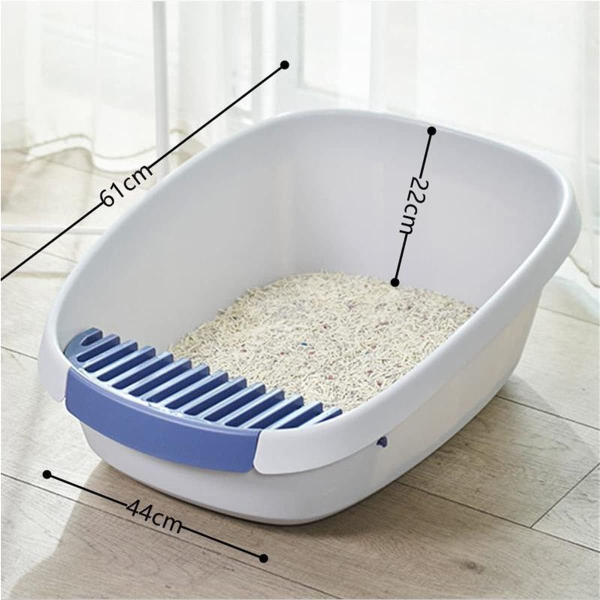 open-cat-litter-box-large-litter-pan-for-cats-high-sided-kitten-litter-box-with-cat-litter-scoop-removable-pedal-type-cat-toilet-pet-supplies-easy-to-clean