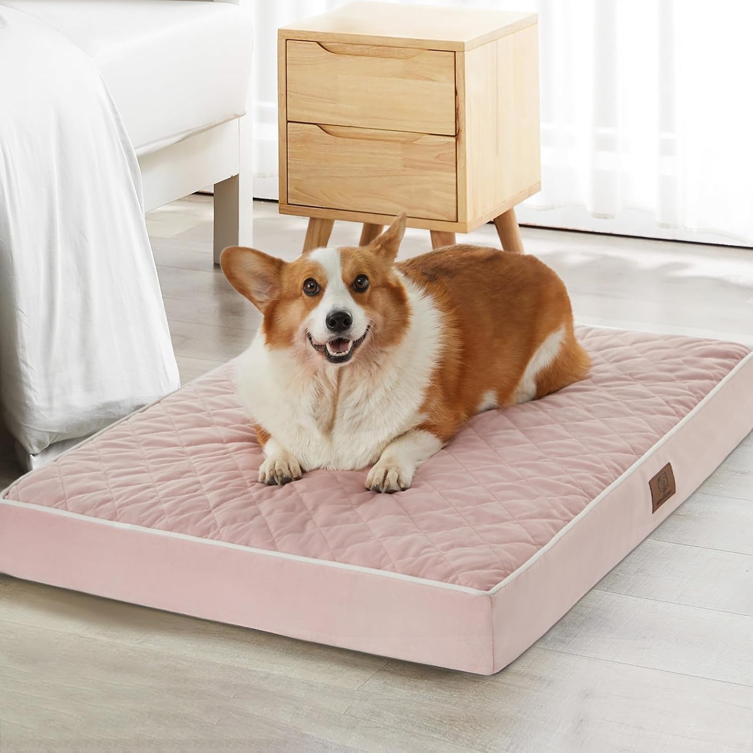 wnpethome-orthopedic-waterproof-extra-large-senior-dogs-bed-for-comfy-sleeping-with-removable-washable-cover-multi-needle-quilting-xl-crate-bed-for-large-sized-dog-relax-light-grey