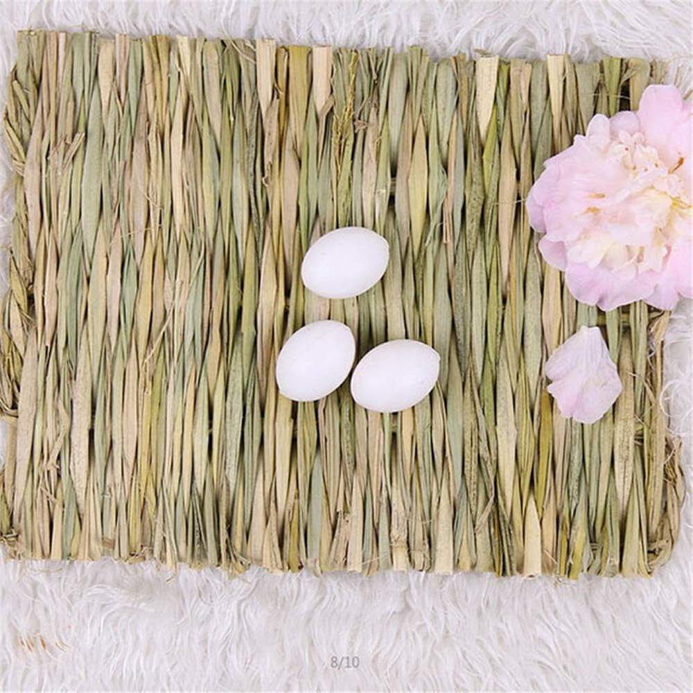 hamiledyi-grass-mat-woven-bed-mat-for-small-animal-bunny-bedding-nest-chew-toy-bed-play-toy-for-guinea-pig-parrot-rabbit-hamster-ratpack-of-3