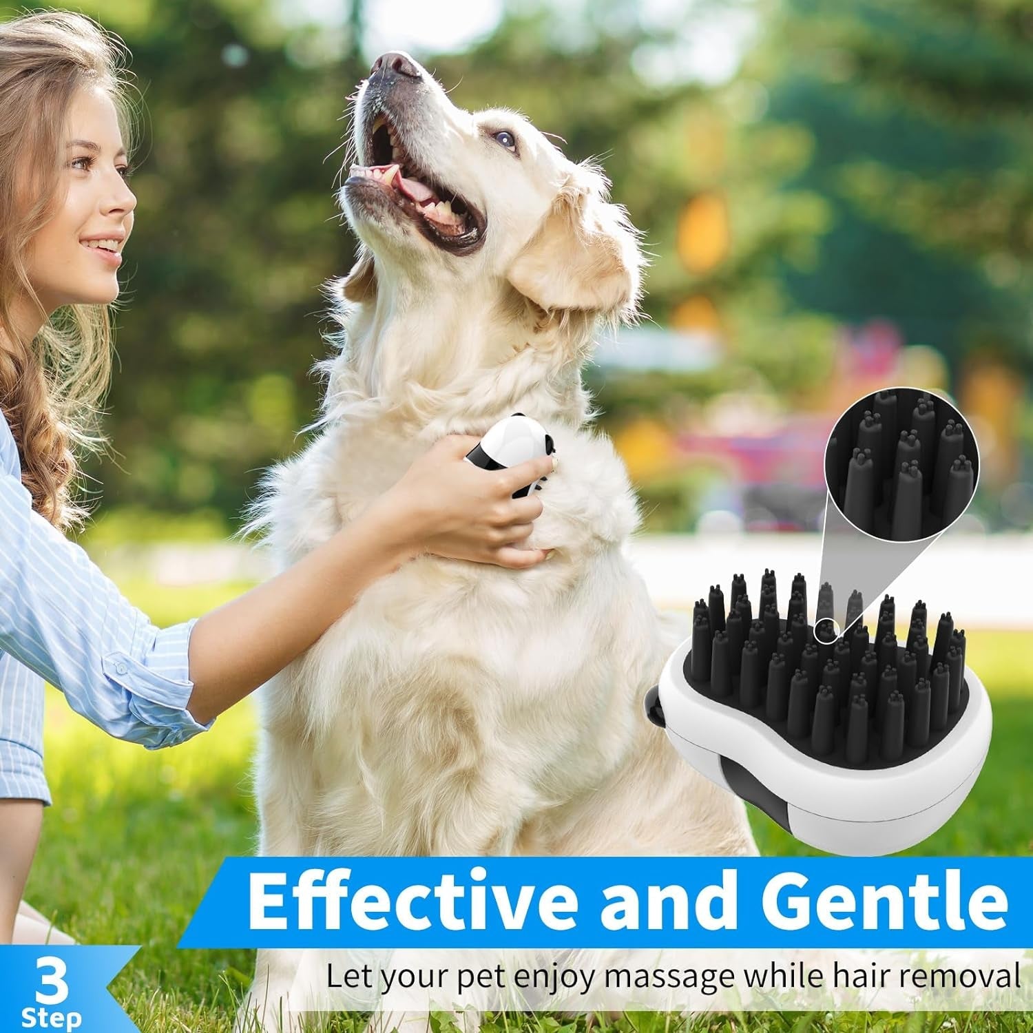 comotech-3-in-1-dog-grooming-brush-adjustable-handle-shampoo-brush-scrubber-for-short-long-haired-dogs-cats-blue-blue-white