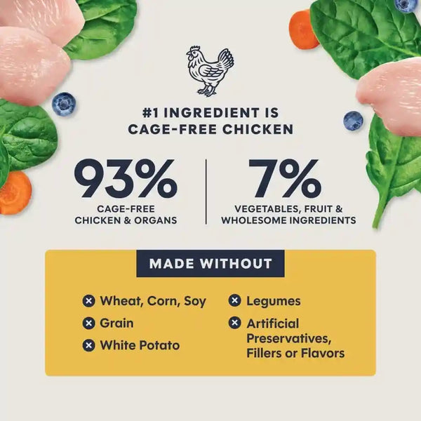 Instinct Freeze Dried Raw Meals, Natural Cat Food, Chicken, 9.5 Oz. Bag | Freshdried Raw, 93% Meat & Organs, 7% Non-Gmo Vegetables, Fruits & Other Wholesome Ingredients, Supports Overall Vitality7