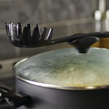 Power Base Nonstick Cookware/Pots and Pan Set, 12 Piece - Matte Black5