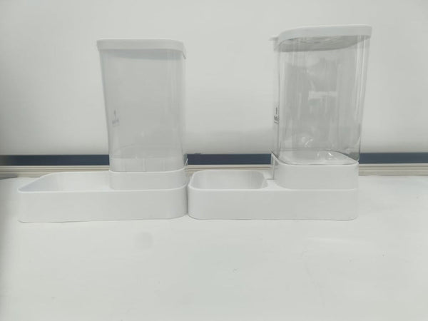 Automatic Cat Feeder and Water Dispenser, Dog Food and Water Bowl Set, Gravity Cat Feeder, Automatic Dog Water Dispenser, Pet Feeding Station, Cat Food and Water Bowl Set - Large Size (2.1Kg/3.8L)5