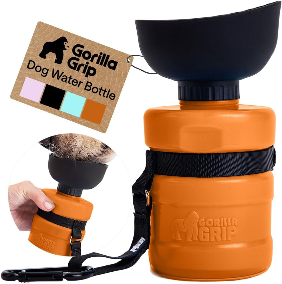 gorilla-grip-dog-water-bottle-portable-water-bowl-dispenser-for-dogs-16-oz-leak-proof-pet-travel-squeeze-bottles-food-grade-silicone-stocking-gifts-for-pets-to-go-puppy-essentials-black