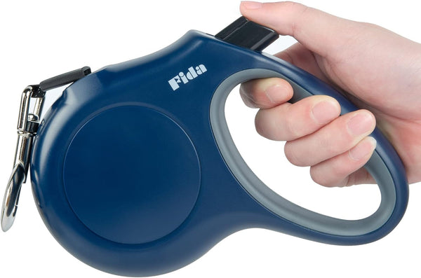 Fida Retractable Dog Leash, 16 Ft Dog Walking Leash for Small Dogs up to 26 Lbs, 360° Tangle Free, Black25