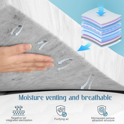 Memory Foam Mattress Topper Twin XL, Cooling Breathable 3 Inch Twin XL Mattress Topper for College Dorm with Certipur-Us Certified, Extra Long XL Single Bed Pad Dorm Room Essentials2