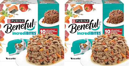 Beneful Purina Small Breed Wet Dog Food Variety Pack, Incredibites with Real Beef, Chicken and Salmon - (Pack of 30) 3 Oz. Cans11