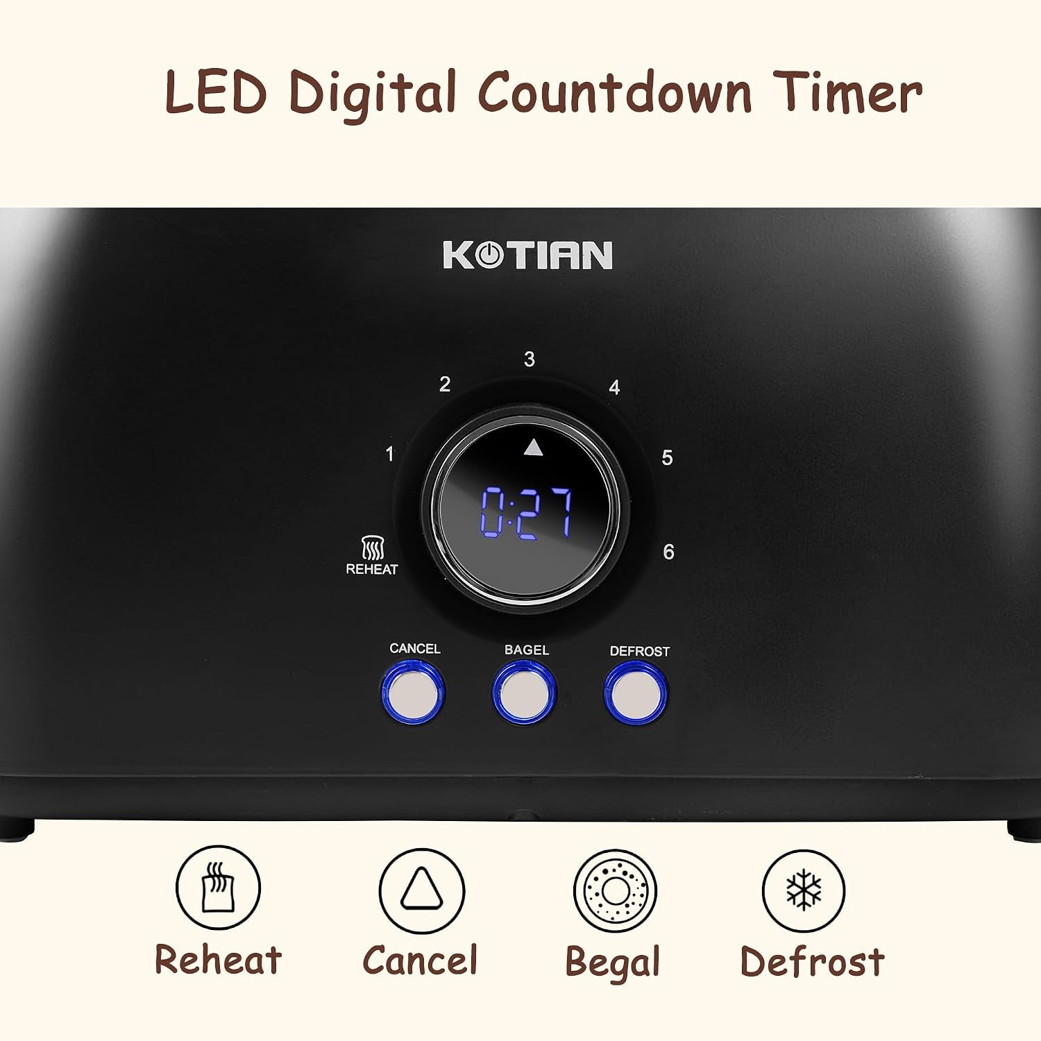 toaster-4-slice-retro-long-slot-toasters-with-countdown-timer-stainless-steel-toaster-bagel-defrost-reheat-cancel-functions-extra-wide-slots-6-toast-settings-removable-crumbs-tray-matte-black