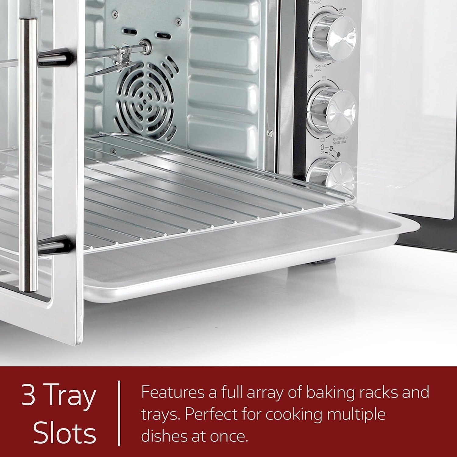 47-6-quart-french-door-countertop-convection-oven-with-rotisserie-stainless-steel-toaster-oven-with-timer-bake-tray-and-accessories