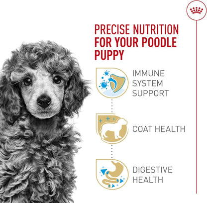 ROYAL CANIN Breed Health Nutrition Poodle Puppy Dry Dog Food, 2.5 Lb Bag. | Tailored for Poodle Puppies up to 10 Months, Specialized Kibble Shape, Supports Healthy Digestion, Antioxidant-Rich Formula.3