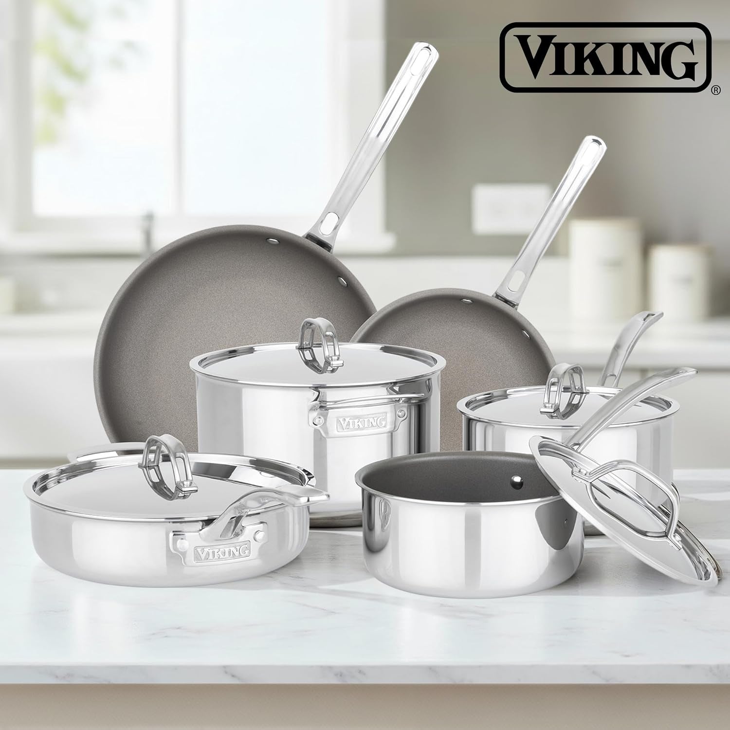 viking-pureglide-pro-3-ply-nonstick-cookware-set-made-without-pfas-10-piece-induction-pots-and-pans-set-metal-utensil-safe-titanium-nonstick-surface-oven-safe-to-600f