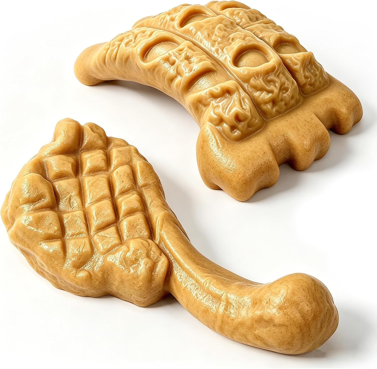 fuufome-dog-chew-toys-for-aggressive-chewers-large-dogs-tough-nylon-bone-indestructible-hard-power-chewing-teeth-cleaning-textures-to-keep-them-busy-2-pack-steak-ribs-toy-for-20-100-lbs-dogs