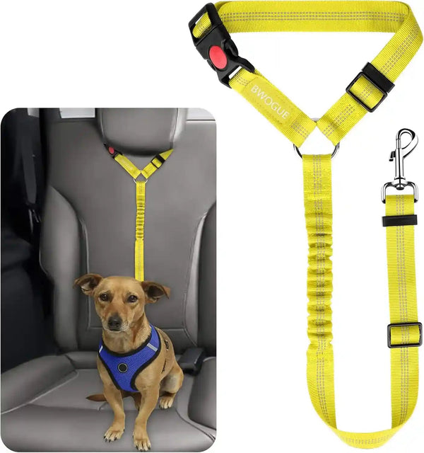 Adjustable Pet Seat Belt Restraint for Dogs and Cats - Vehicle Headrest Safety Harness (1 Pack)13