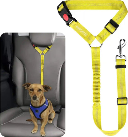 Adjustable Pet Seat Belt Restraint for Dogs and Cats - Vehicle Headrest Safety Harness (1 Pack)13