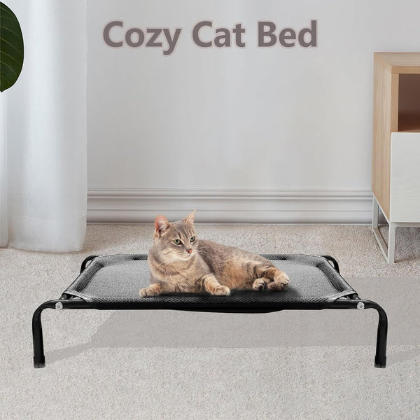 Newly Upgraded Elevated Cat Beds for Indoor - Washable Material, Comfortable Elevated Design for Cats, Ideal for Indoor Use to Keep Pets Cool and Cozy, Suitable for Small and Medium-Sized Cats6