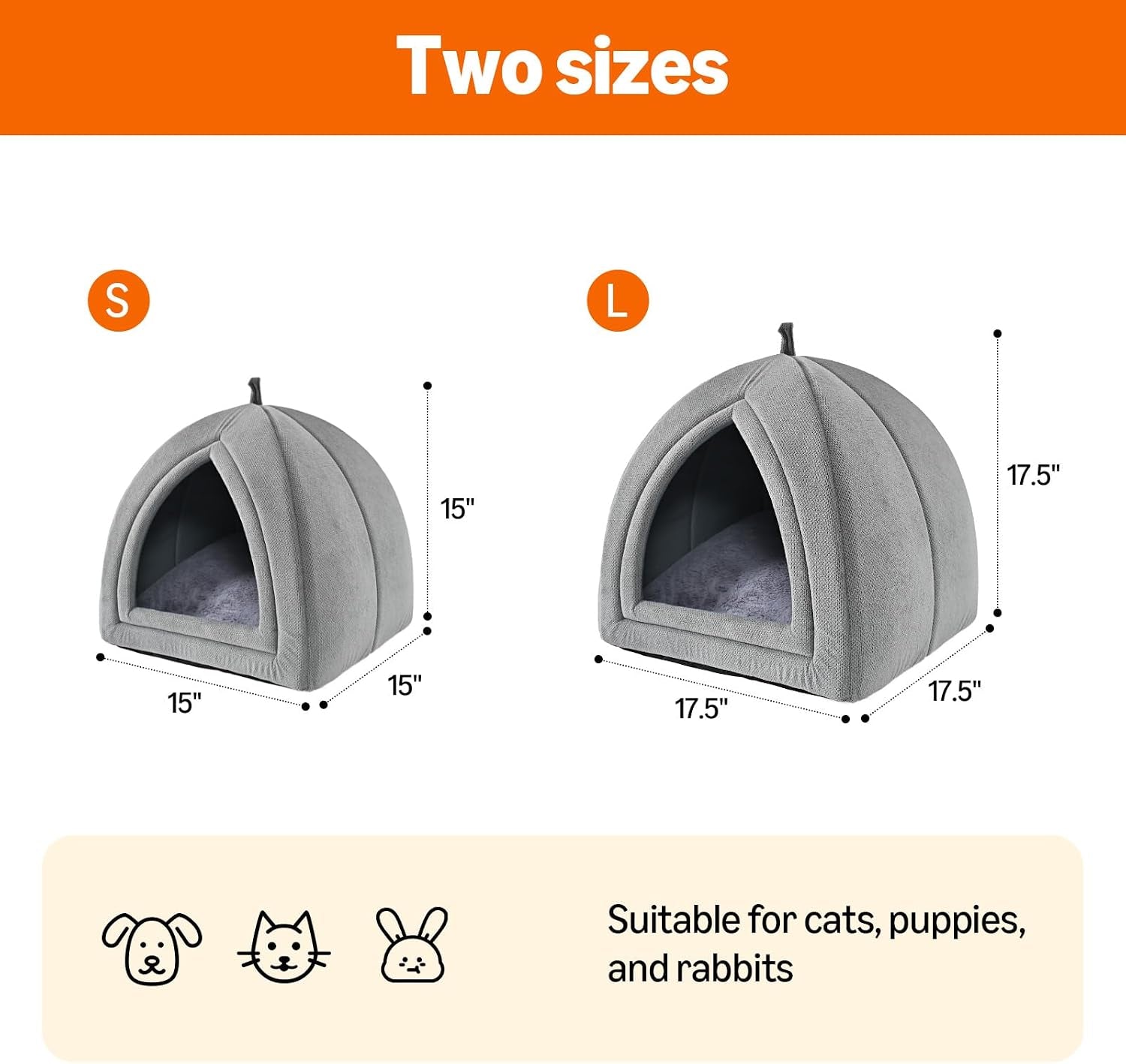 amazon-basics-cat-cave-bed-2-in-1-foldable-house-for-indoor-cats-with-washable-cushion-and-non-slip-base-17-5-x-17-5-inches-large-lightgray