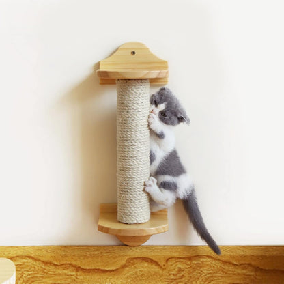 10" Cat Scratching Replacement Posts Sisal Spare Scratcher Refill Post for Cats Cube Tower Kittens Scratch Pole Perch Interactive Toys Furniture Accessories Tree 2 Pack Include M8 Screws White7