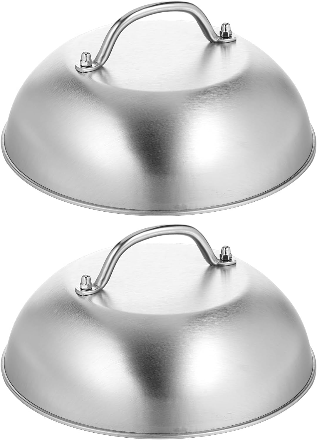 2-pcs-9-inch-stainless-steel-griddle-melting-cheese-dome-wok-lids-commercial-grade-basting-and-steaming-cover-best-for-use-in-flat-top-grills
