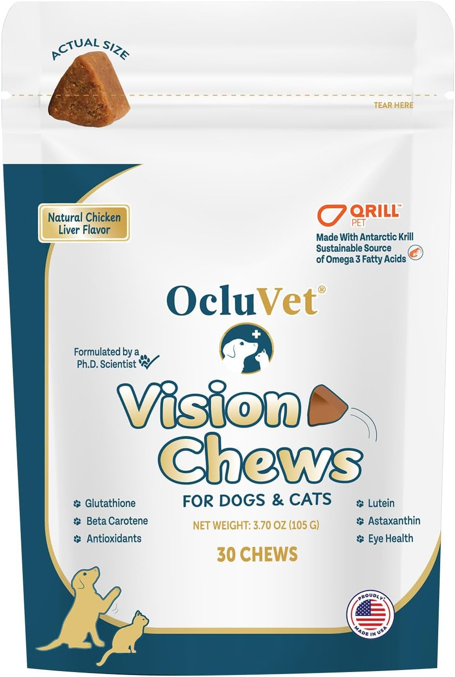vision-chews-eye-supplements-for-dogs-cats-30-count-chicken-liver-flavor-with-omega-3-lutein-and-antioxidants-no-preservatives-made-in-usa-30-count-bag