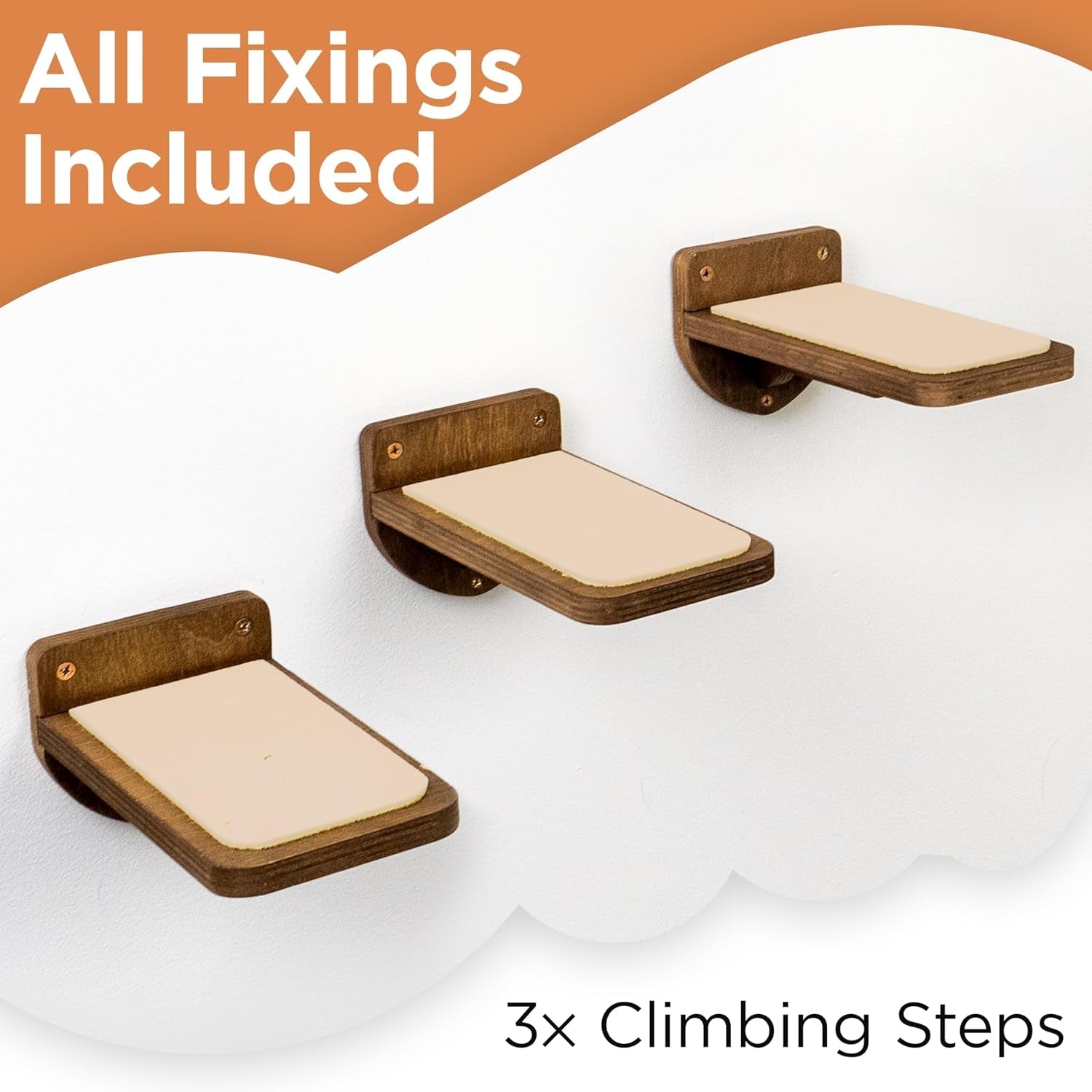 inicio-cat-wall-stairs-set-of-3-wall-steps-for-cats-to-climb-with-fixtures-8-7x4-7-floating-steps-for-climbing-or-playing-for-kittens-and-adult-cats-dark-brown