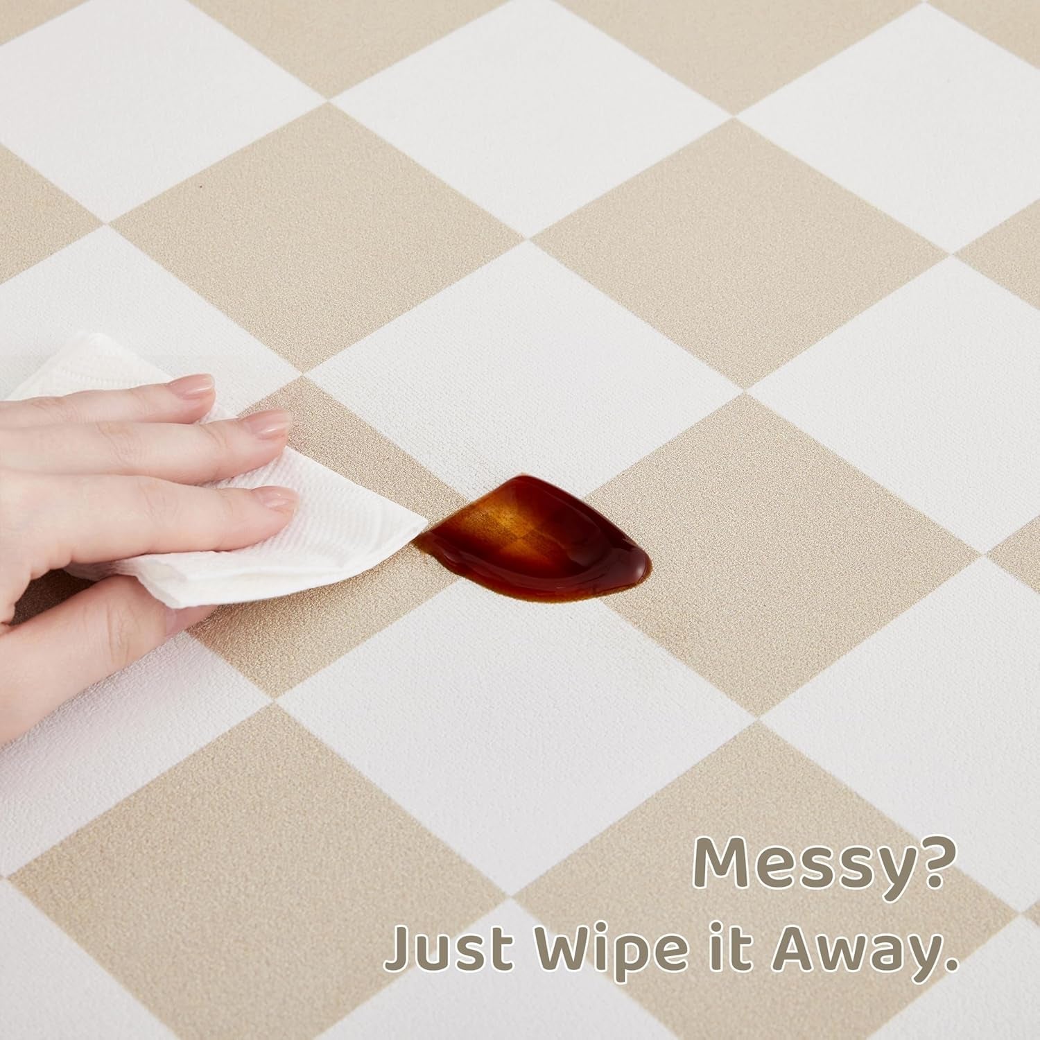 checkered-dog-feeding-mat-absorbent-mats-for-dog-food-and-water-bowl-dispenser-retro-aesthetic-khaki-beige-checkerboard-pet-placemat-for-dogs-cats-puppy-accessories-12-x-19