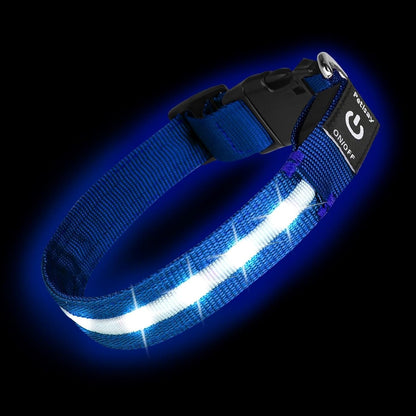 Super Bright LED Dog Collar, Waterproof Light up Collars(Green, Medium) | Lighted Dog Collar with Adjustable Fit, Soft Nylon Comfort, USB-C Rechargeable, Glow in the Dark Visibility for Night Walks19