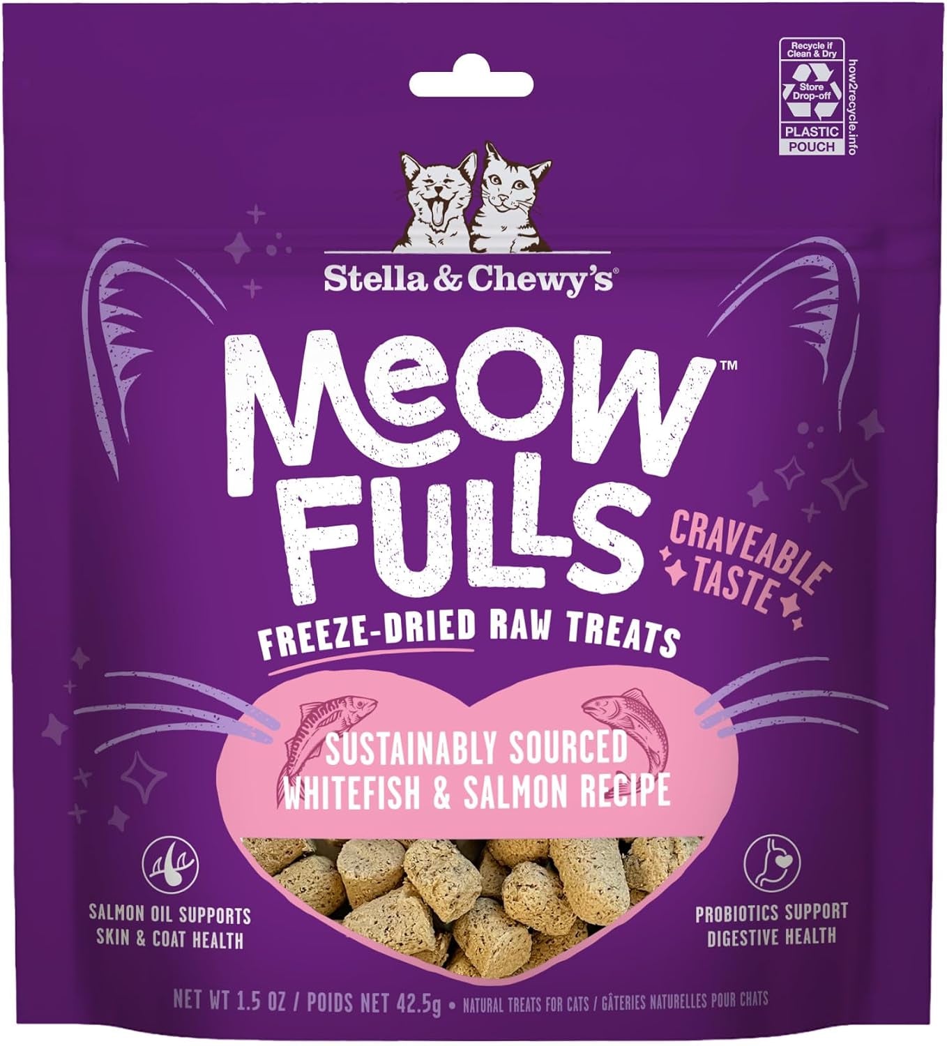stella-chewys-meowfulls-freeze-dried-cat-treats-chicken-chicken-liver-recipe-raw-protein-with-probiotics-salmon-oil-1-calorie-per-treat-1-5-oz