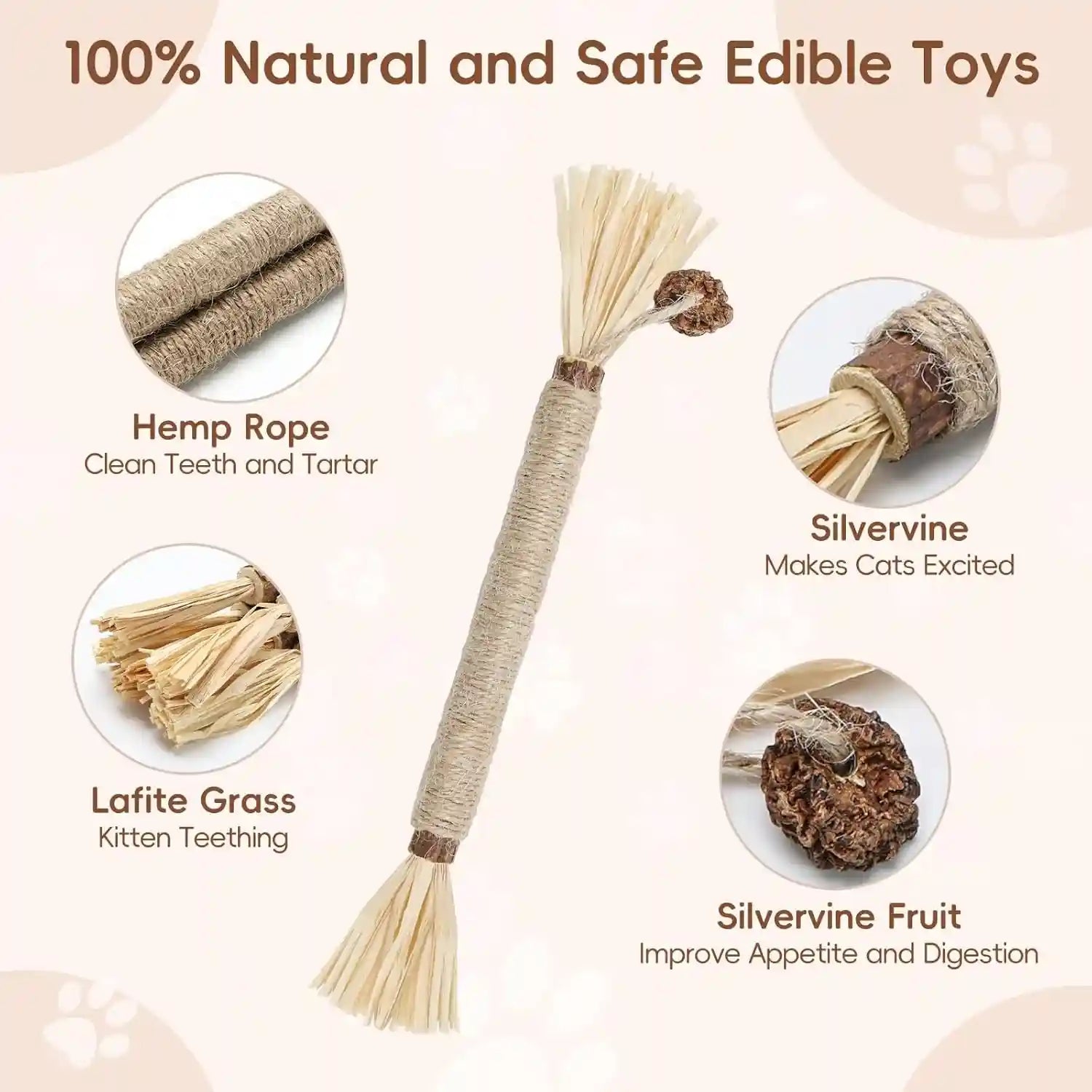 5-pack-silvervine-sticks-cat-toys-natural-chew-kitten-teething-toys-for-cleaning-matatabi-catnip-treat-toys-catmint-silver-vine-sticks-for-bored-indoor-kitty