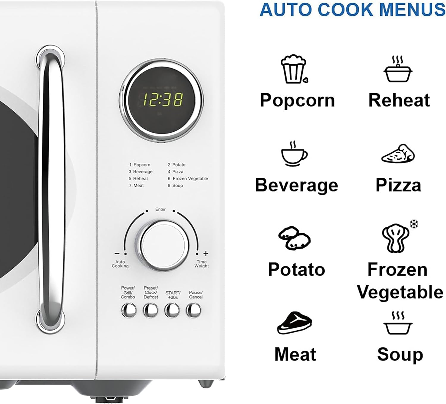 mwrg0901w-0-9-cu-ft-retro-microwave-with-1-000w-grill-function-800w-cooking-power-led-display-5-power-levels-8-auto-menus-glass-turntable-child-lock-white-countertop-design