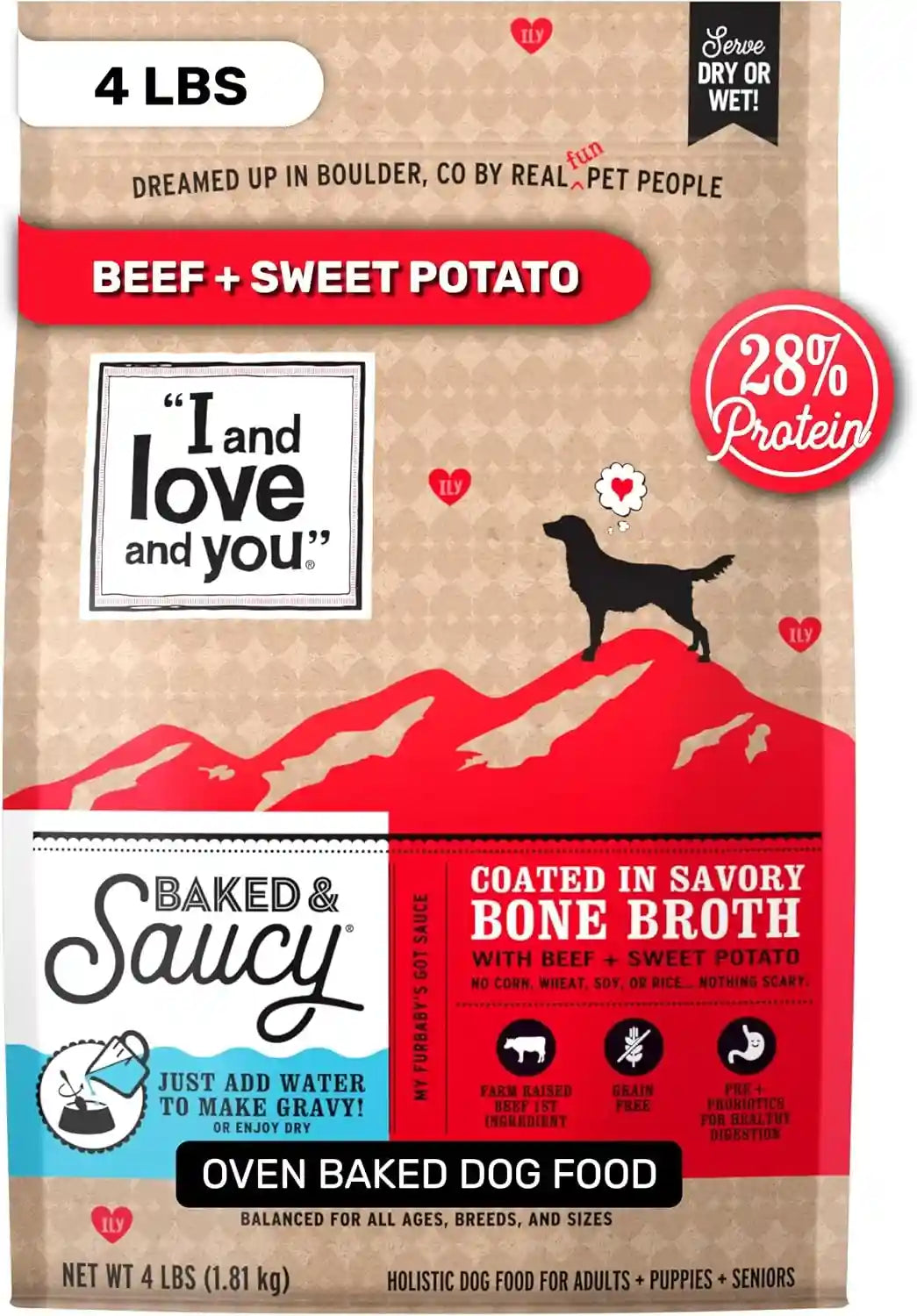i-and-love-and-you-baked-saucy-dry-dog-food-with-gravy-coating-beef-sweet-potato-recipe-grain-free-prebiotics-probiotics-real-meat-no-fillers-4-pound-bag
