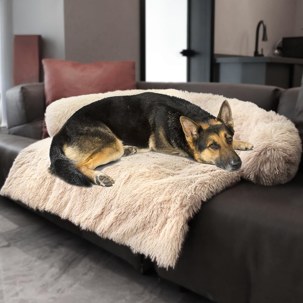 calming-dogs-cats-bed-mats-dog-pad-washable-removable-couch-cover-plush-long-fur-mat-for-pets-waterproof-lining-perfect-for-small-medium-and-large-dogs-and-cats-gradient-gray-36x31