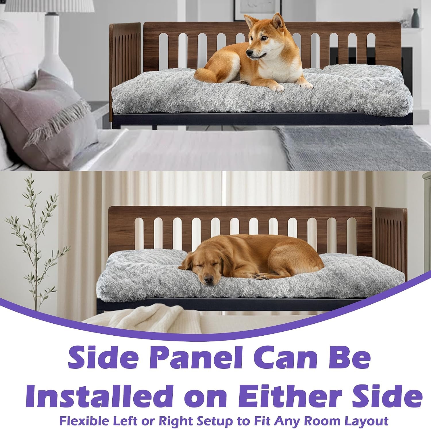 beside-dog-bed-2-wood-side-panel-adjustable-height-dog-bunk-beds-39x27-metal-dogs-bed-frame-with-cushion-large