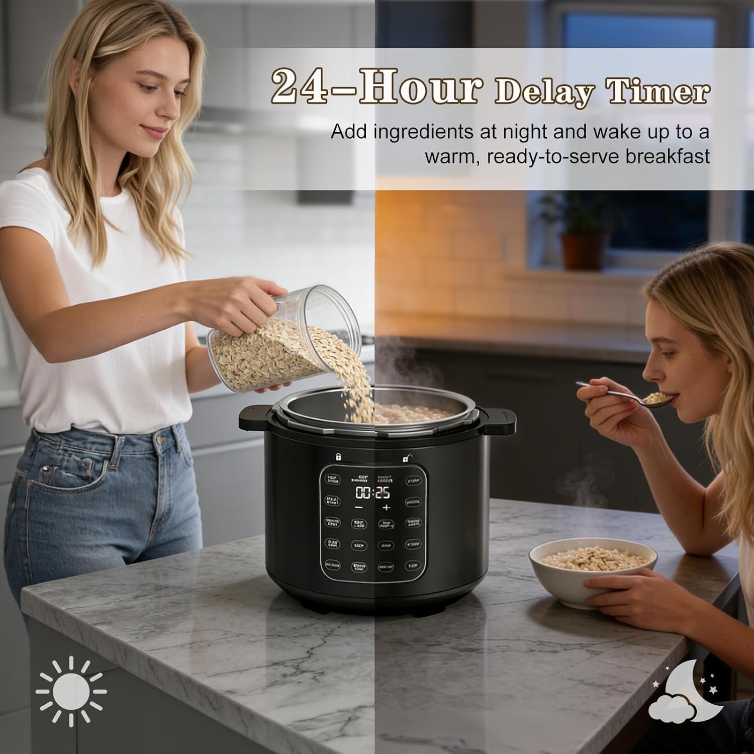 6qt-pressure-cooker-9-in-1-12-presets-imd-touchscreen-safe-vent-multi-mode-slow-cook-rice-cook-steam-dual-inner-pots-stainless-steel-non-stick-1000w-black