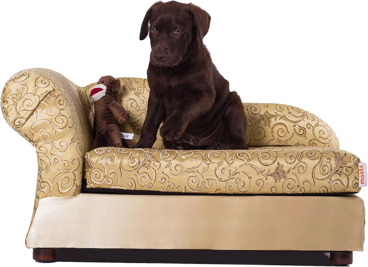 moots-furry-pet-lounge-pet-bed-with-2-pillows-deluxe-sofa-for-dogs-easy-to-coordinate-stylish-and-cleanable-dog-sofa-couch-charcoal-large