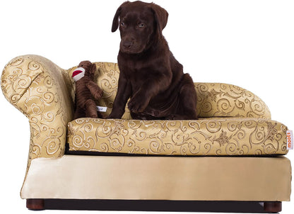 Moots Furry Pet Lounge, Pet Bed with 2 Pillows, Deluxe Sofa for Dogs, Easy to Coordinate, Stylish and Cleanable Dog Sofa, Couch - Charcoal, Large8