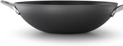 Calphalon Premier Hard-Anodized Nonstick Flat Wok Frying Pan with Mineralshield Technology, 13", Black6
