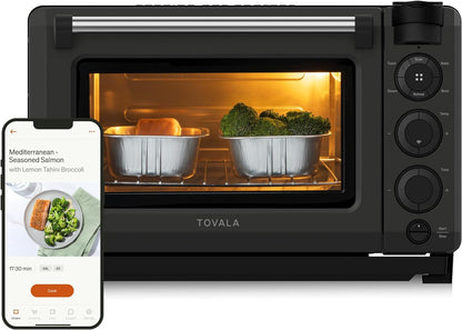 Smart Oven Pro, 6-In-1 Countertop Convection Oven - Steam, Toast, Air Fry, Bake, Broil, and Reheat - Smartphone Control Steam & Air Fryer Oven Combo1
