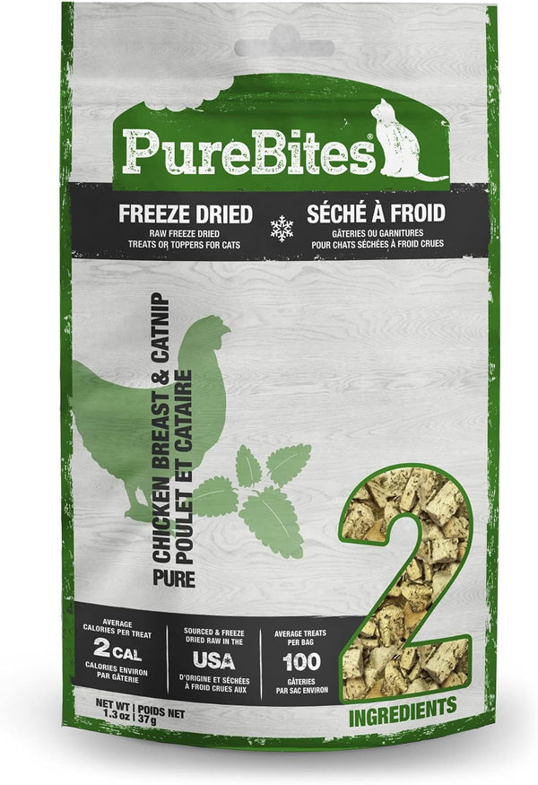 Purebites Freeze Dried Salmon Cat Treats 57G | 1 Ingredient | Made in USA (Packaging May Vary)11