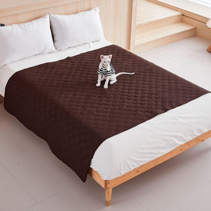 50X40 Inch Waterproof and Anti-Slip Dog Bed Cover and Pet Blanket Sofa Pet Bed Mat, Car Incontinence Mattress Protectors Furniture Couch Cover for Most Cats Dogs,Pets(Light Grey)9