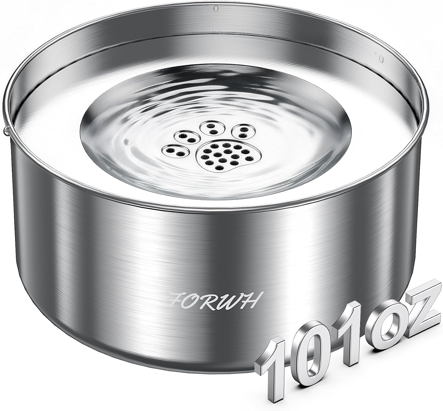 304-stainless-steel-dog-water-bowl-no-spill-101oz-3l-large-capacity-pet-water-dispenser-with-floating-disk-non-slip-slow-drink-feeder-for-cat-anti-gulping-splash-proof-for-travel-car-home