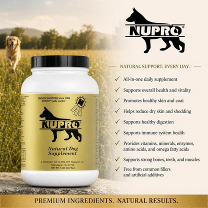 Nupro Natural Dog Supplement | Daily Wellness Support6