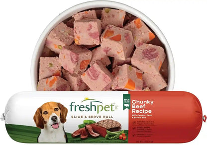 Freshpet Fresh Dog Food, Slice & Serve Roll, Tender Chicken Recipe, 6 Lb.12