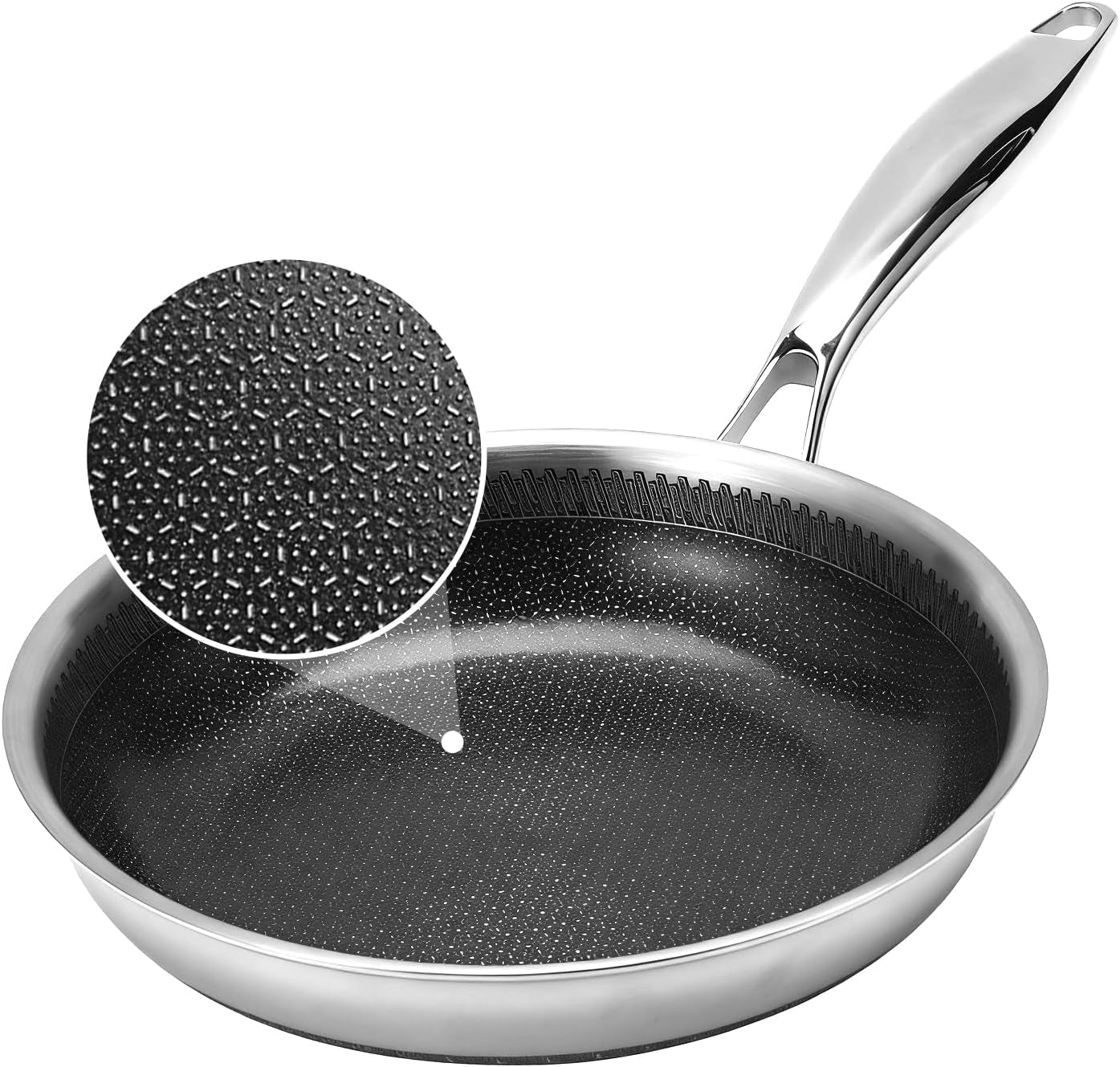 8inch-tri-ply-stainless-steel-hybrid-frying-pan-ceramic-nonstick-skillet-induction-oven-safe-pfas-pfoa-free-professional-clad-cookware