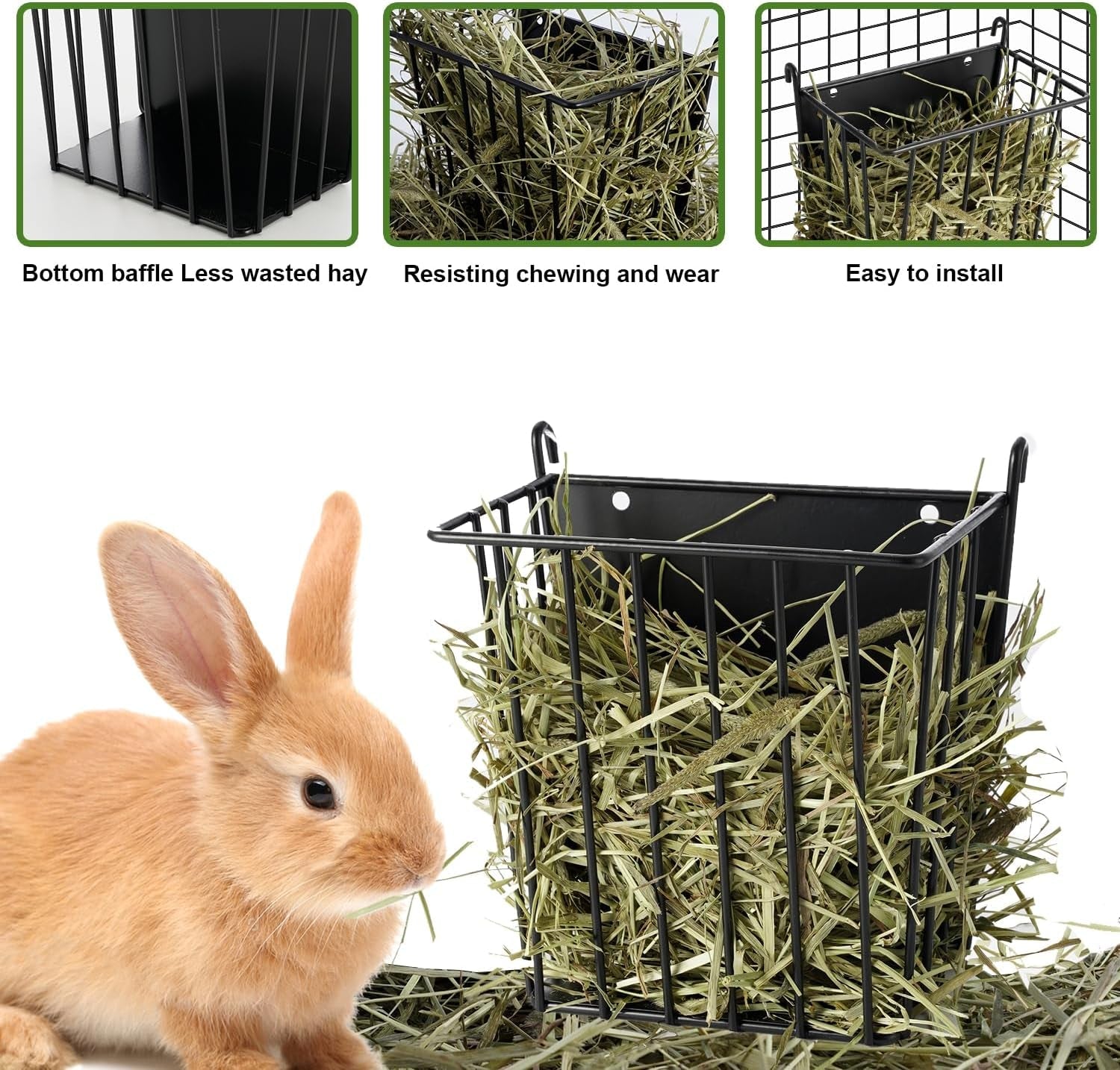 luaviaru-upgrades-2pcs-hay-feeder-rabbit-guinea-pig-metal-frame-hay-rack-with-adjustable-hook-less-wasted-for-guinea-pig-bunny-chinchilla-cage-accessories-bunny-feeder
