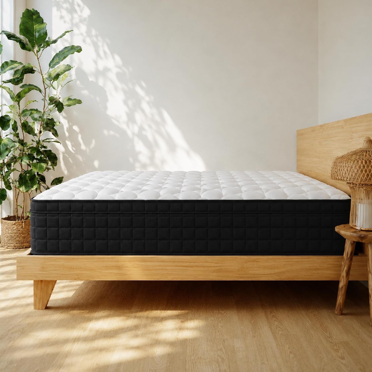 full-size-12-inch-hybrid-innerspring-mattress-individual-pocket-coils-gel-memory-foam-medium-soft-black-white-cover-fiberglass-free-certipur-us-certified-compressed-bed-in-a-box-54-x-75