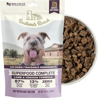 BADLANDS RANCH by Katherine Heigl – Superfood Complete Air-Dried Beef Dog Food – High Protein with Superfoods for Daily Wellness & Consistent Nutrition – 24 Oz16