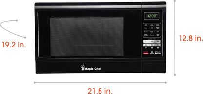1.6 Cu. Ft. Countertop Microwave in Black | 1.6-Cu. Ft. Countertop Microwave Oven, Black, 1100W, Push-Button Door4